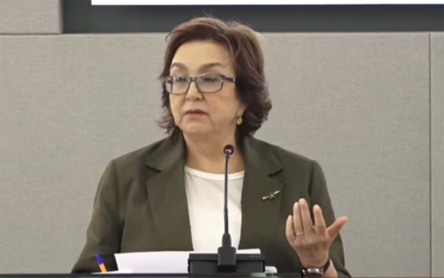 Məleykə Abbaszadənin çıxışı maraqla qarşılandı