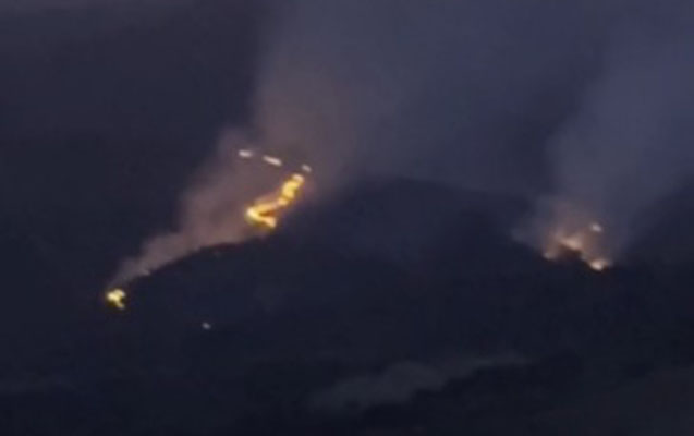 Laçında yanğın olan ərazidə partlayış