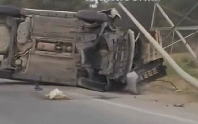 Bakı-Quba yolunda maşın aşdı