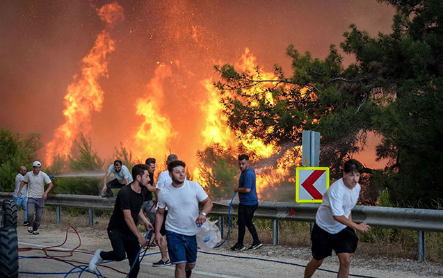 Kino səhnəsi deyil, Bursadır...