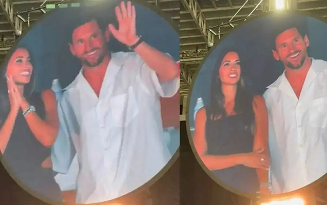 Bu dəfə Messi və xanımı...