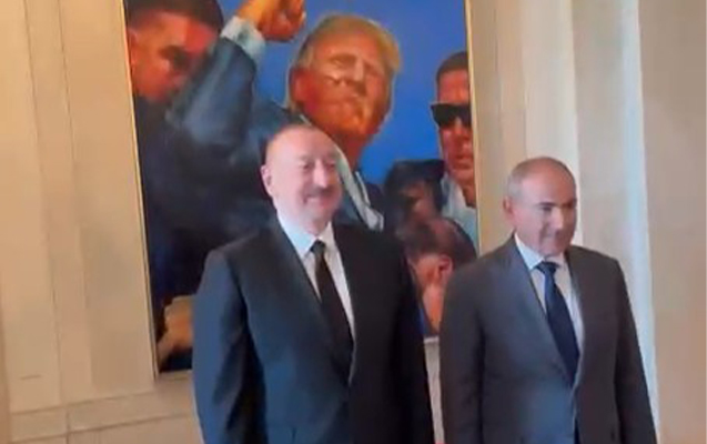 Paşinyan İlham Əliyevlə foto çəkdirib