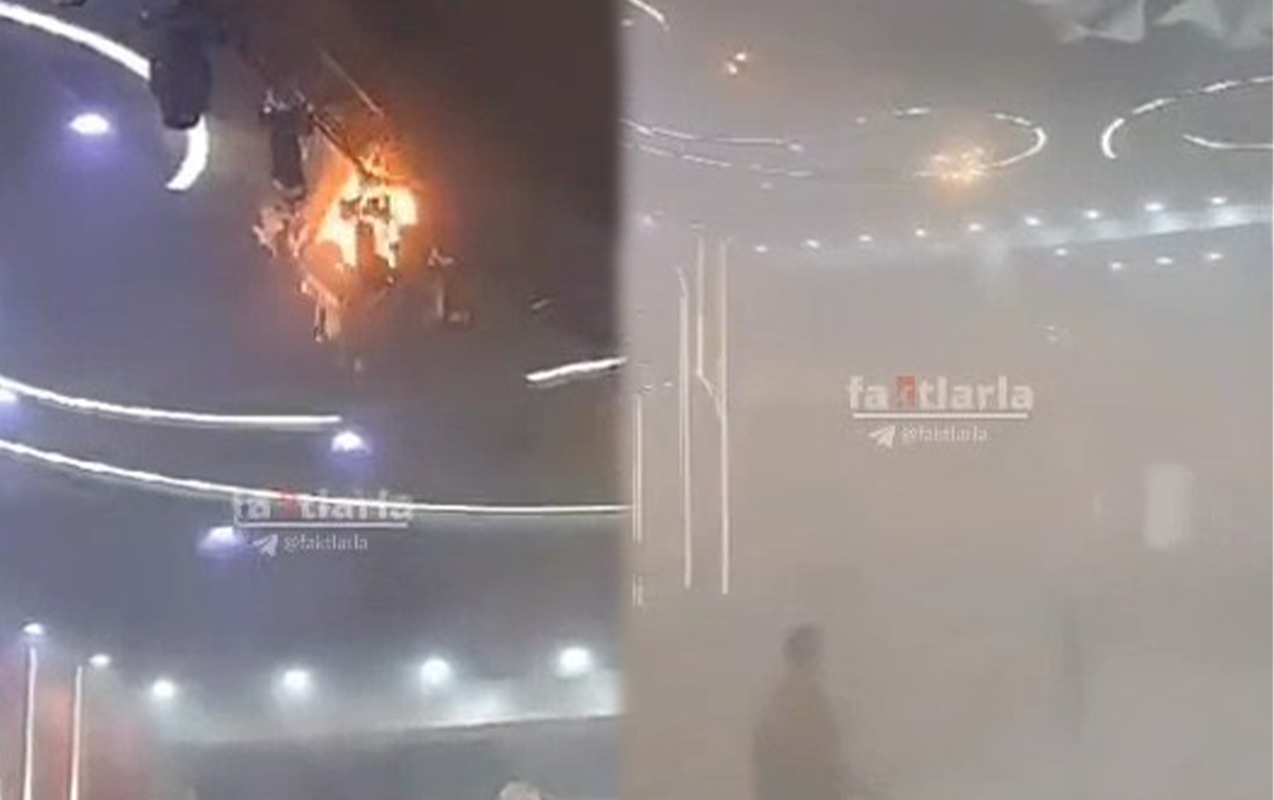 Bakıda toy zamanı şadlıq evində yanğın