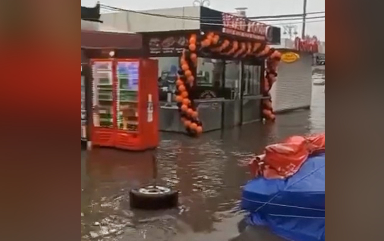 Yağışdan sonra “İnşaatçılar”ı su basdı