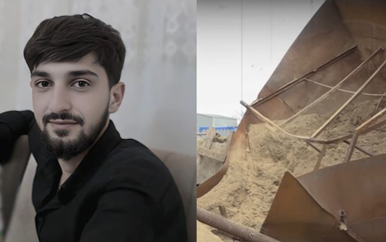 Fəhlə 20 tonluq çənin altında qalıb öldü