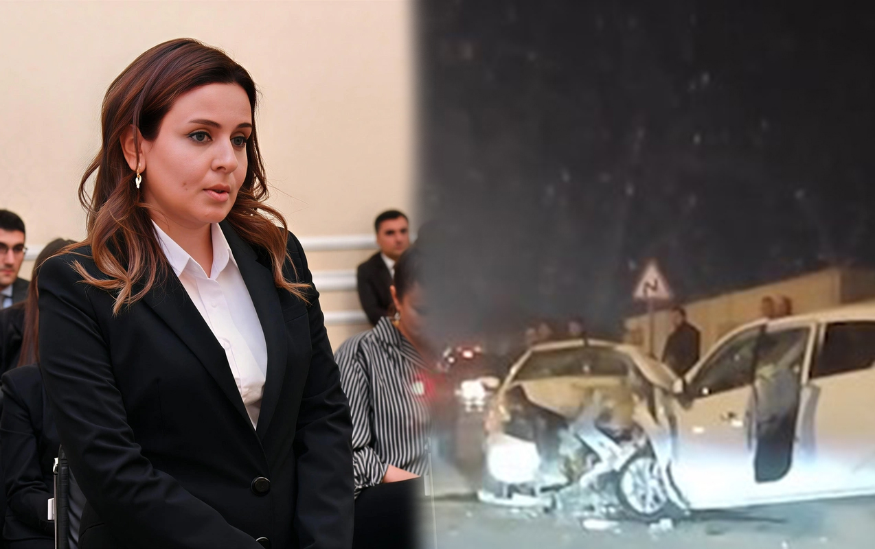 Hakimin öldüyü qəzanın görüntüləri