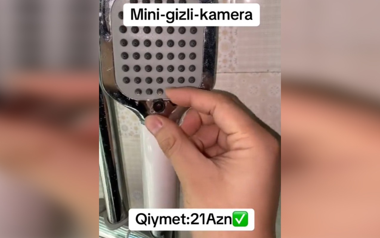 Bu videoları çəkib gizli kameraları reklam edirlər