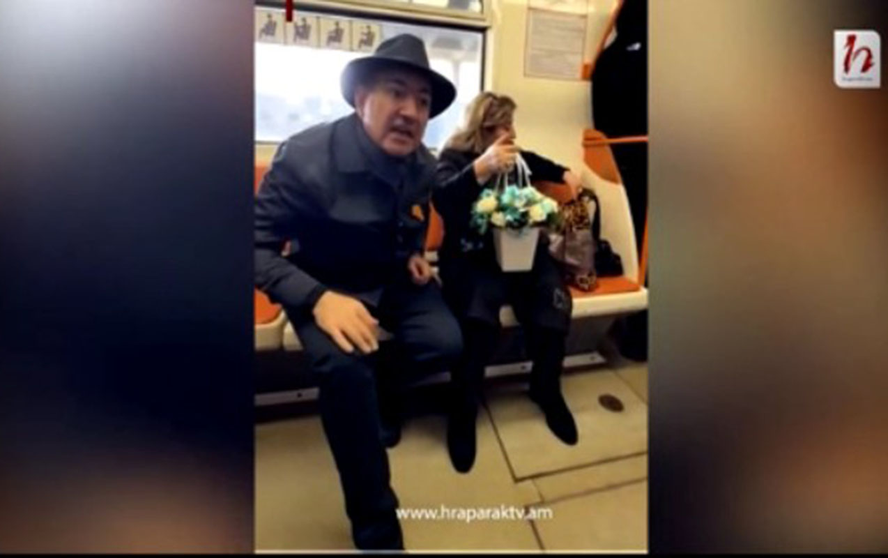 Paşinyan metroda sərnişinlə Qarabağla bağlı mübahisə etdi